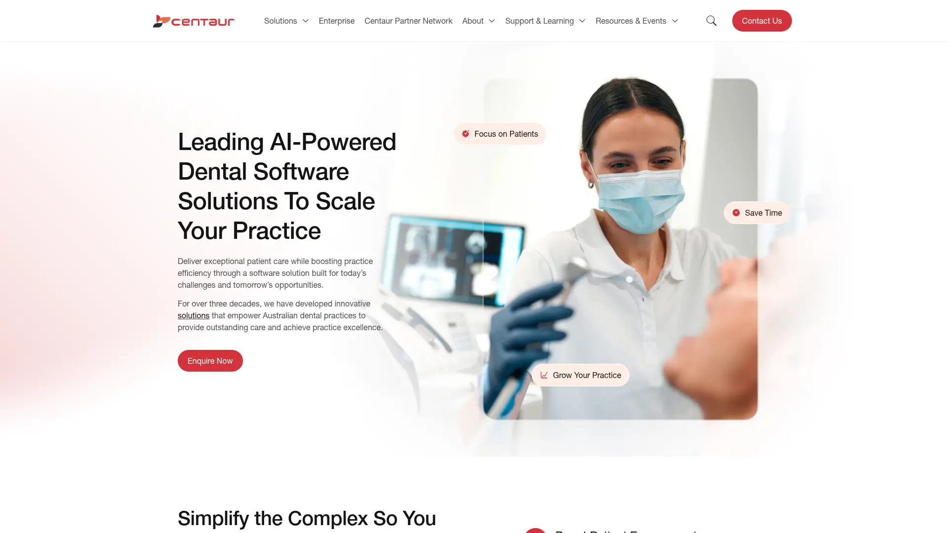 Screenshot of the Dental4Windows homepage as it appeared on 2026-08-01