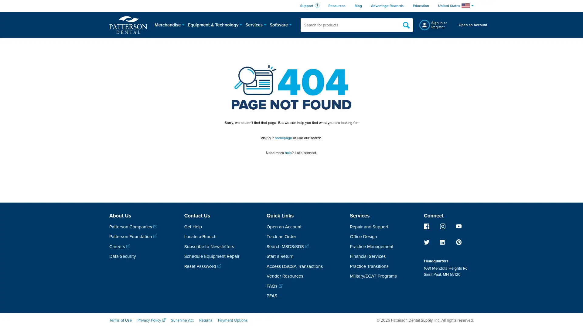 Screenshot of the Eaglesoft homepage as it appeared on 2026-08-01